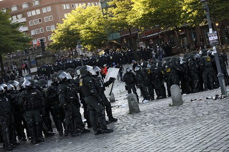 'G20 Welcome to Hell' Demo in Hamburg