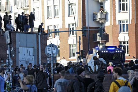 'G20 Welcome to Hell' Demo in Hamburg