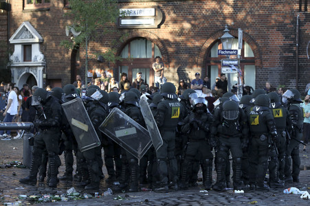 'G20 Welcome to Hell' Demo in Hamburg