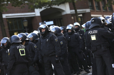 'G20 Welcome to Hell' Demo in Hamburg