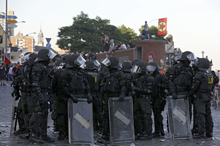 'G20 Welcome to Hell' Demo in Hamburg