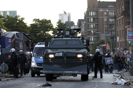 'G20 Welcome to Hell' Demo in Hamburg
