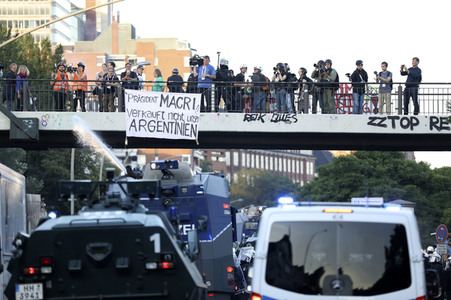 'G20 Welcome to Hell' Demo in Hamburg