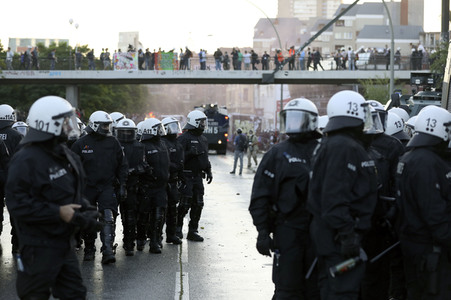 'G20 Welcome to Hell' Demo in Hamburg