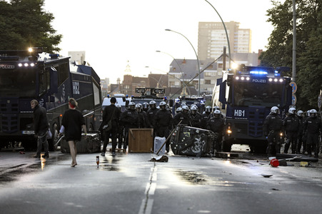 'G20 Welcome to Hell' Demo in Hamburg