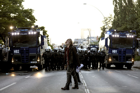 'G20 Welcome to Hell' Demo in Hamburg
