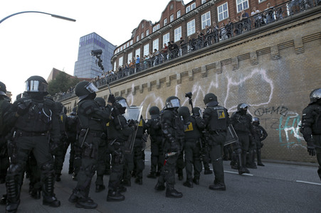 'G20 Welcome to Hell' Demo in Hamburg