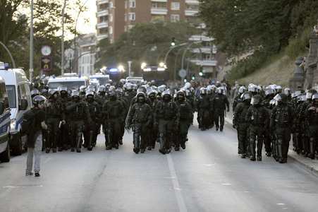 'G20 Welcome to Hell' Demo in Hamburg