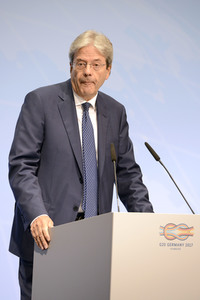 G20 Pressekonferenz von Paolo Gentiloni in Hamburg