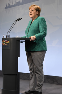 G20 Pressekonferenz von Angela Merkel in Hamburg
