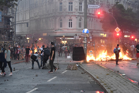 G20 Demonstration und Ausschreitungen im Schanzenviertel in Hamburg