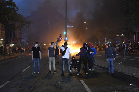 G20 Demonstration und Ausschreitungen im Schanzenviertel in Hamburg