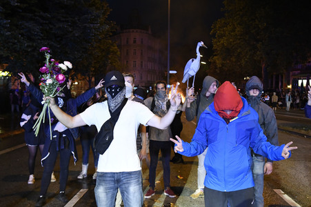 G20 Demonstration und Ausschreitungen im Schanzenviertel in Hamburg