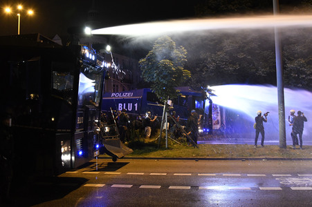 G20 Demonstration und Ausschreitungen im Schanzenviertel in Hamburg