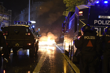 G20 Demonstration und Ausschreitungen im Schanzenviertel in Hamburg