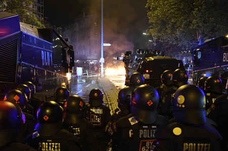G20 Demonstration und Ausschreitungen im Schanzenviertel in Hamburg