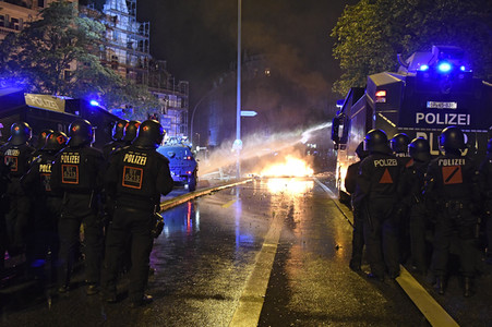 G20 Demonstration und Ausschreitungen im Schanzenviertel in Hamburg
