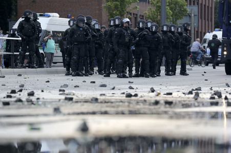 G20 Demonstration und Ausschreitungen im Schanzenviertel in Hamburg