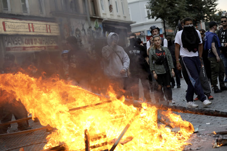 G20 Demonstration und Ausschreitungen im Schanzenviertel in Hamburg