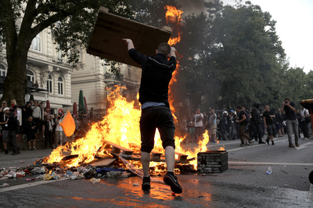 G20 Demonstration und Ausschreitungen im Schanzenviertel in Hamburg