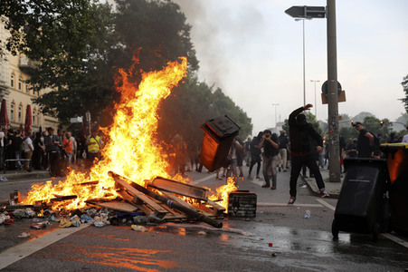 G20 Demonstration und Ausschreitungen im Schanzenviertel in Hamburg