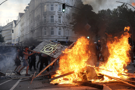 G20 Demonstration und Ausschreitungen im Schanzenviertel in Hamburg