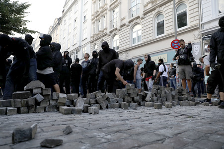 G20 Demonstration und Ausschreitungen im Schanzenviertel in Hamburg