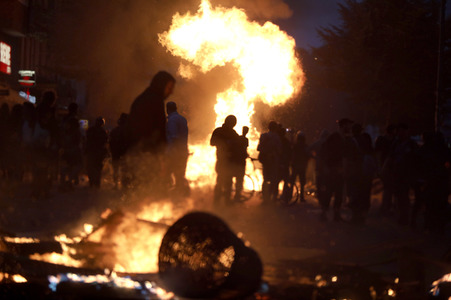 G20 Demonstration und Ausschreitungen im Schanzenviertel in Hamburg