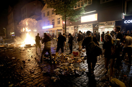 G20 Demonstration und Ausschreitungen im Schanzenviertel in Hamburg