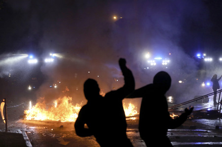 G20 Demonstration und Ausschreitungen im Schanzenviertel in Hamburg