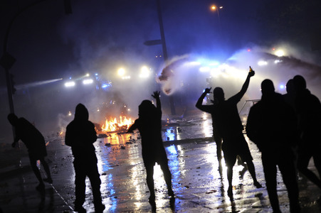 G20 Demonstration und Ausschreitungen im Schanzenviertel in Hamburg