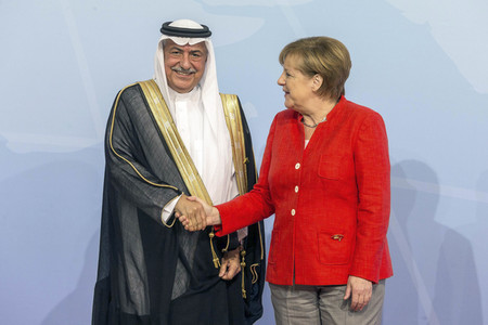 Begrüßung der G20-Gipfel Teilnehmer in Hamburg