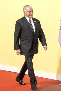 Begrüßung der G20-Gipfel Teilnehmer in Hamburg