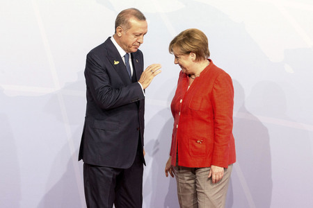 Begrüßung der G20-Gipfel Teilnehmer in Hamburg