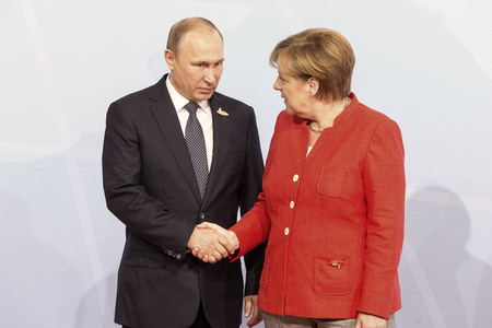 Begrüßung der G20-Gipfel Teilnehmer in Hamburg