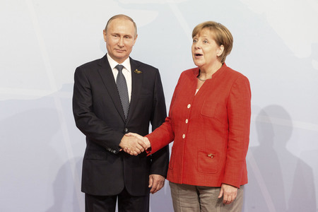 Begrüßung der G20-Gipfel Teilnehmer in Hamburg