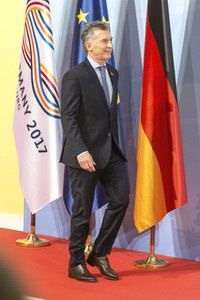 Begrüßung der G20-Gipfel Teilnehmer in Hamburg
