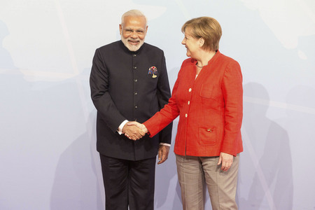 Begrüßung der G20-Gipfel Teilnehmer in Hamburg
