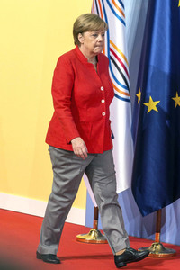 Begrüßung der G20-Gipfel Teilnehmer in Hamburg