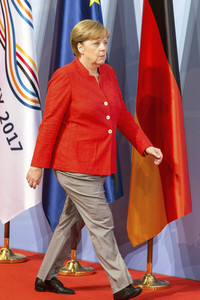 Begrüßung der G20-Gipfel Teilnehmer in Hamburg