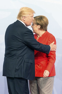 Begrüßung der G20-Gipfel Teilnehmer in Hamburg