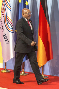 Begrüßung der G20-Gipfel Teilnehmer in Hamburg