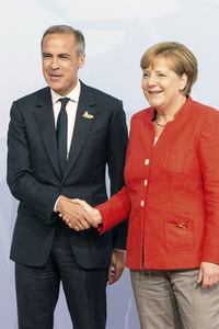 Begrüßung der G20-Gipfel Teilnehmer in Hamburg