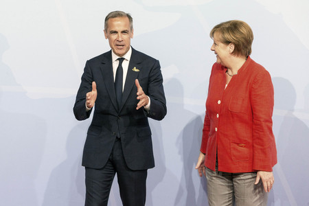 Begrüßung der G20-Gipfel Teilnehmer in Hamburg