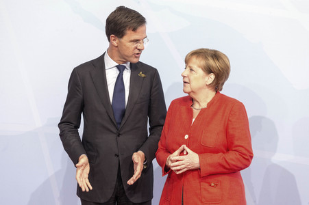 Begrüßung der G20-Gipfel Teilnehmer in Hamburg
