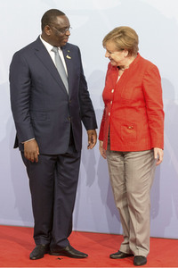 Begrüßung der G20-Gipfel Teilnehmer in Hamburg