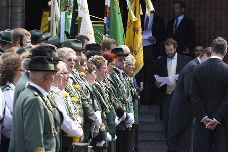 Kirchliche Trauung von Welfenprinz Ernst August und Ehefrau Ekaterina in Hannover