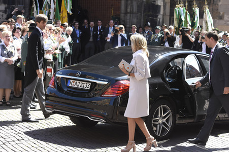 Kirchliche Trauung von Welfenprinz Ernst August und Ehefrau Ekaterina in Hannover