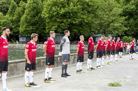 Hannover 96 Kader der-Präsentation in Hannover