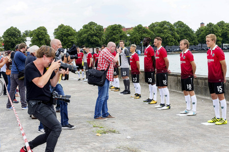 Hannover 96 Kader der-Präsentation in Hannover